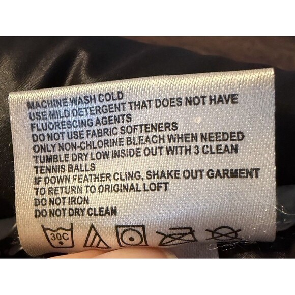 Calvin Klein Puffer Jacket Hooded Packable Lightweight Coat Duck Down Women’s XL - Picture 5 of 5